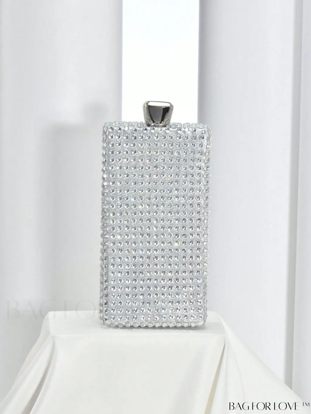 BagForLove - Rhinestone-Adorned Mini Box Bag: A Glamorous Essential for Weddings, Proms & Parties