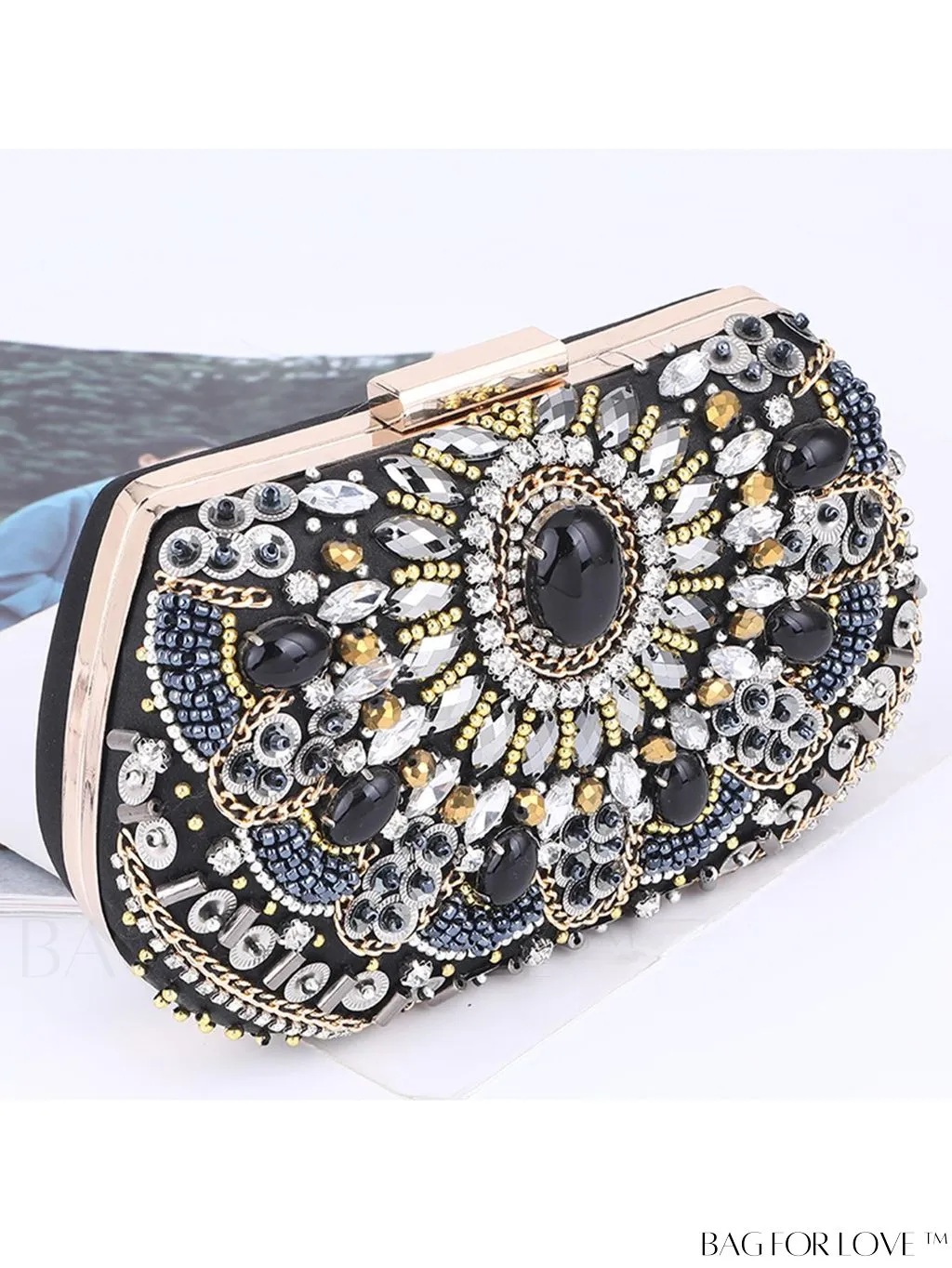BagForLove - Rhinestone Chain Evening Bag: Stylish and Glamorous Fashion Accessory
