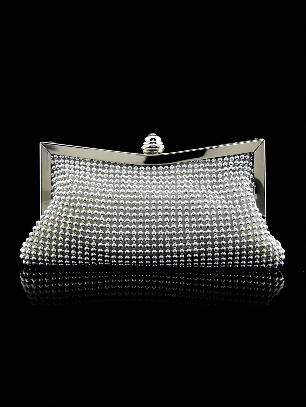 BagForLove - Rhinestone Decor Evening Bag: Glamorous Chain Purse for Weddings, Proms & Parties