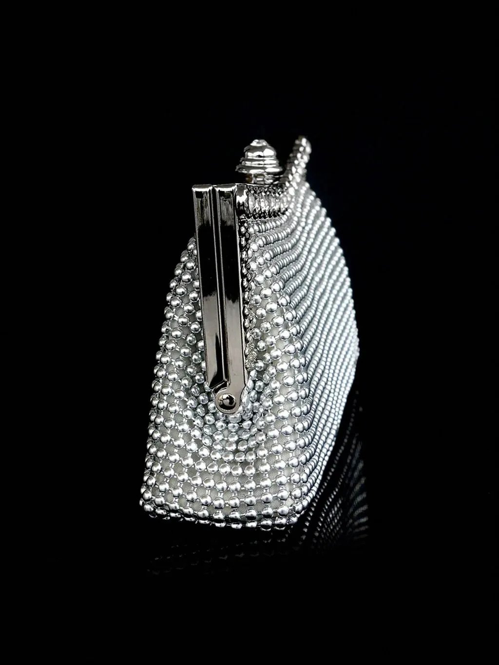 BagForLove - Rhinestone Decor Evening Bag: Glamorous Chain Purse for Weddings, Proms & Parties