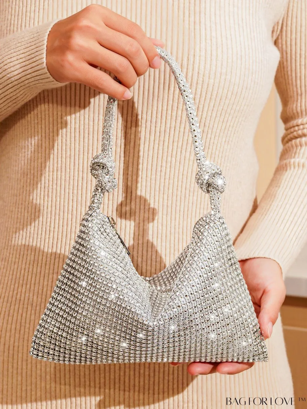 BagForLove - Rhinestone-embellished Evening Party Clutch - Elegant & Stylish Purse