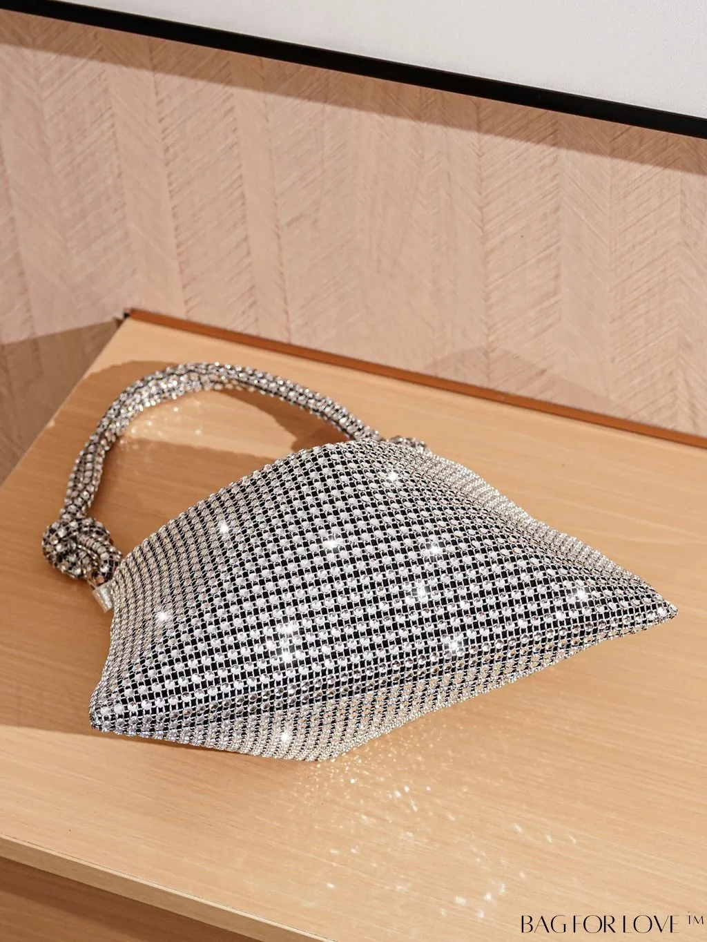 BagForLove - Rhinestone-embellished Evening Party Clutch - Elegant & Stylish Purse