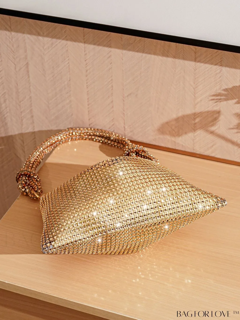 BagForLove - Rhinestone-embellished Evening Party Clutch - Elegant & Stylish Purse