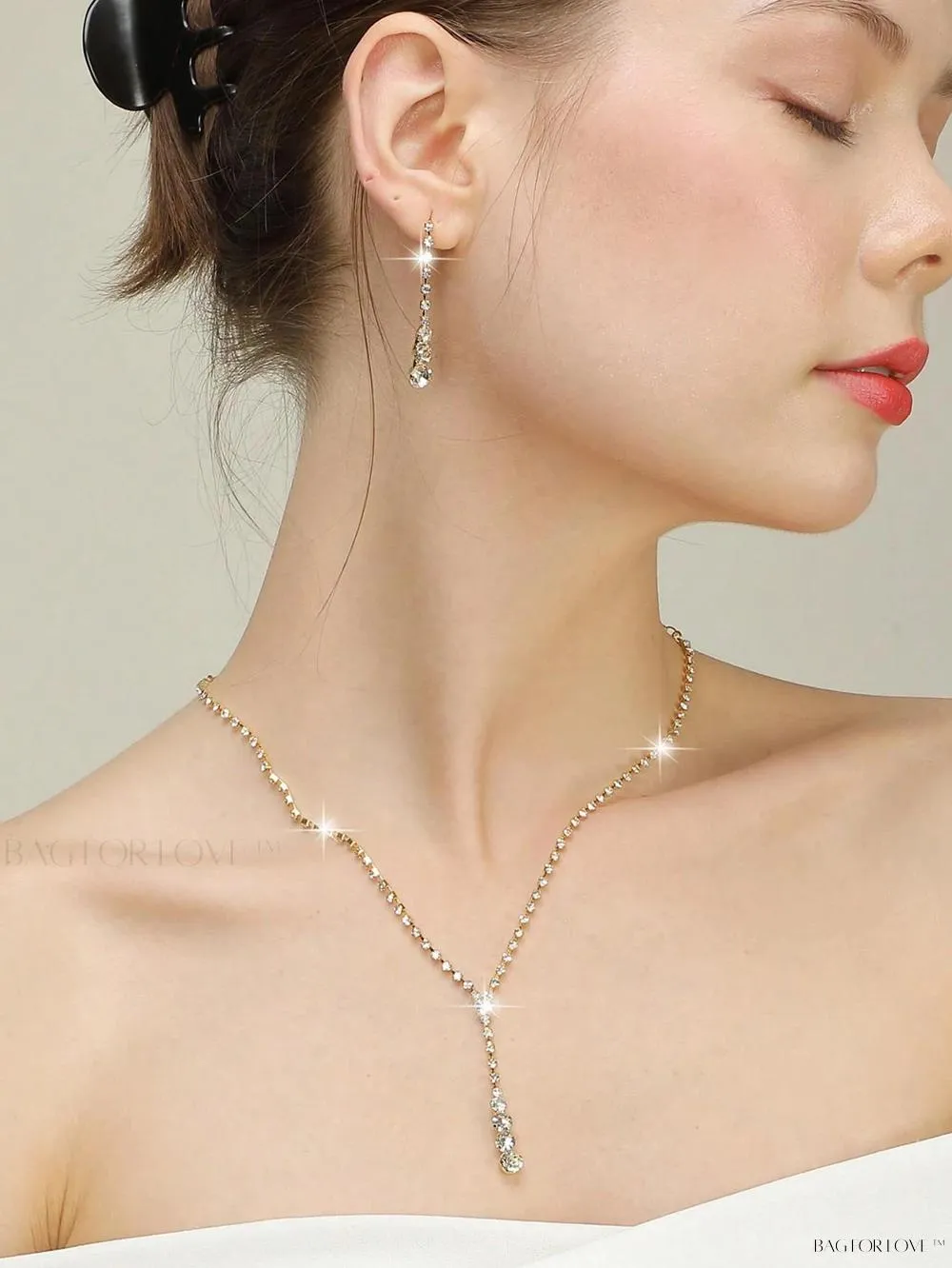 BagForLove - Sparkling Purse with Detachable Chain for Wedding and Party Shoulder Bag