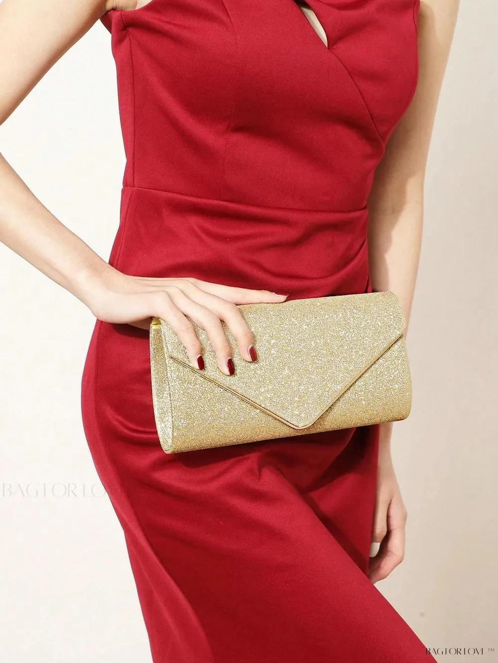 BagForLove - Sparkling Purse with Detachable Chain for Wedding and Party Shoulder Bag