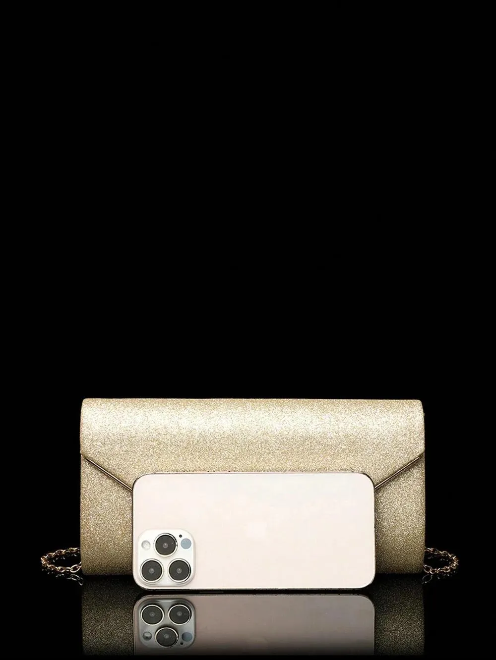 BagForLove - Sparkling Purse with Detachable Chain for Wedding and Party Shoulder Bag