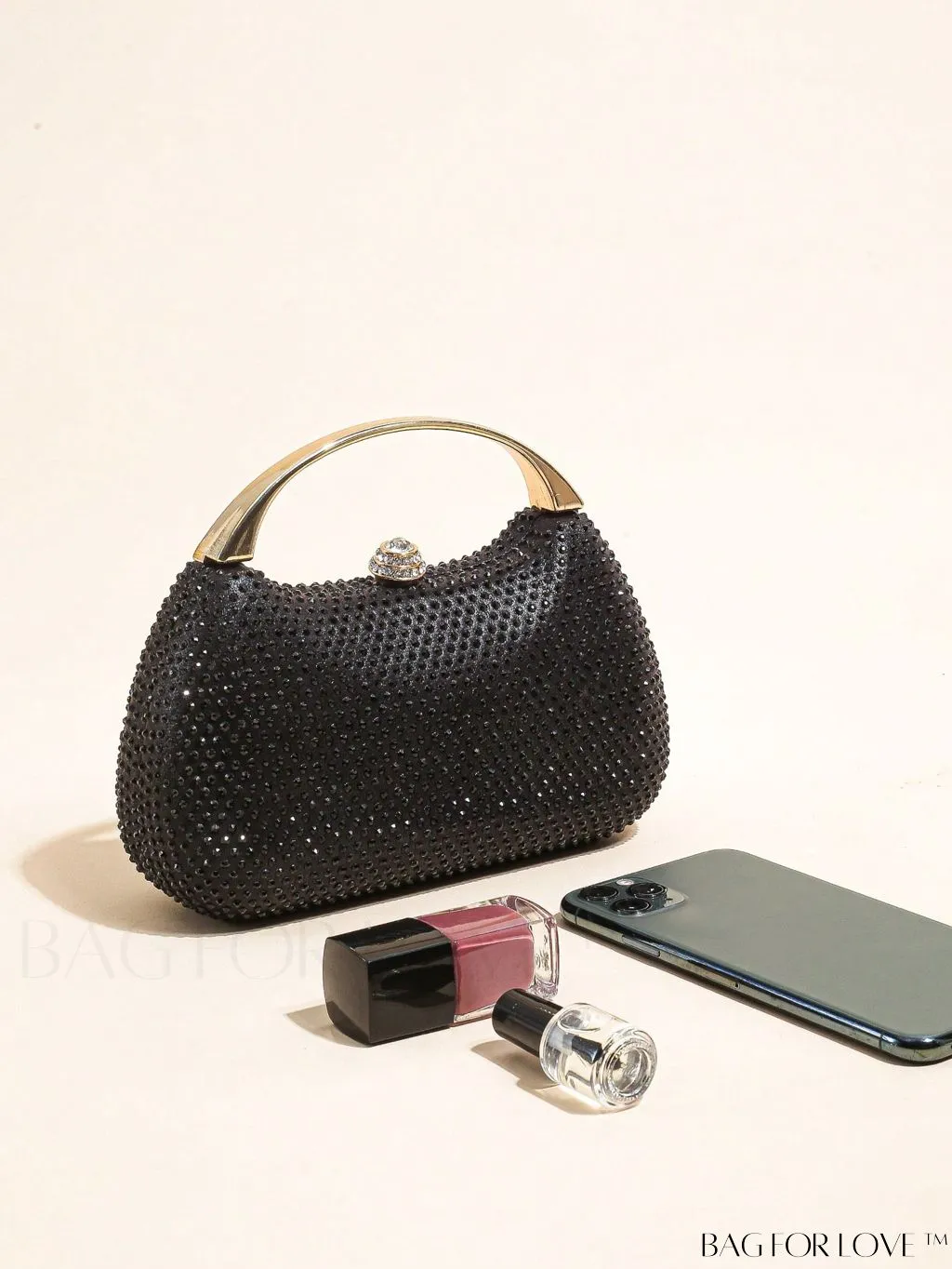 BagForLove - Stunning Rhinestone Chain Box Bag - Ideal Bridal Purse for Weddings, Proms & Parties