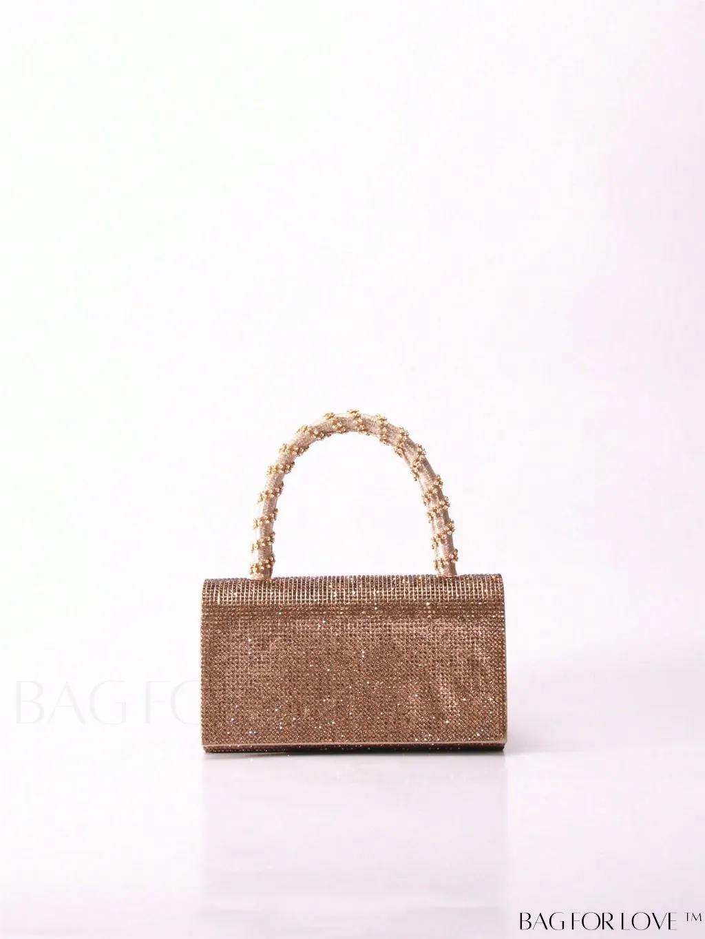 BagForLove - Stunning Rhinestone-Embellished Mini Square Bag: Ideal Bridal Purse for Weddings, Proms & Parties