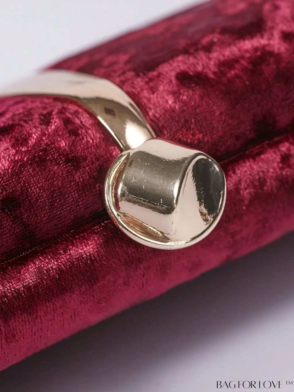 BagForLove - Stylish Mini Velvet Metal Decor Box Bag - Ideal Bridal Purse for Wedding, Prom & Events