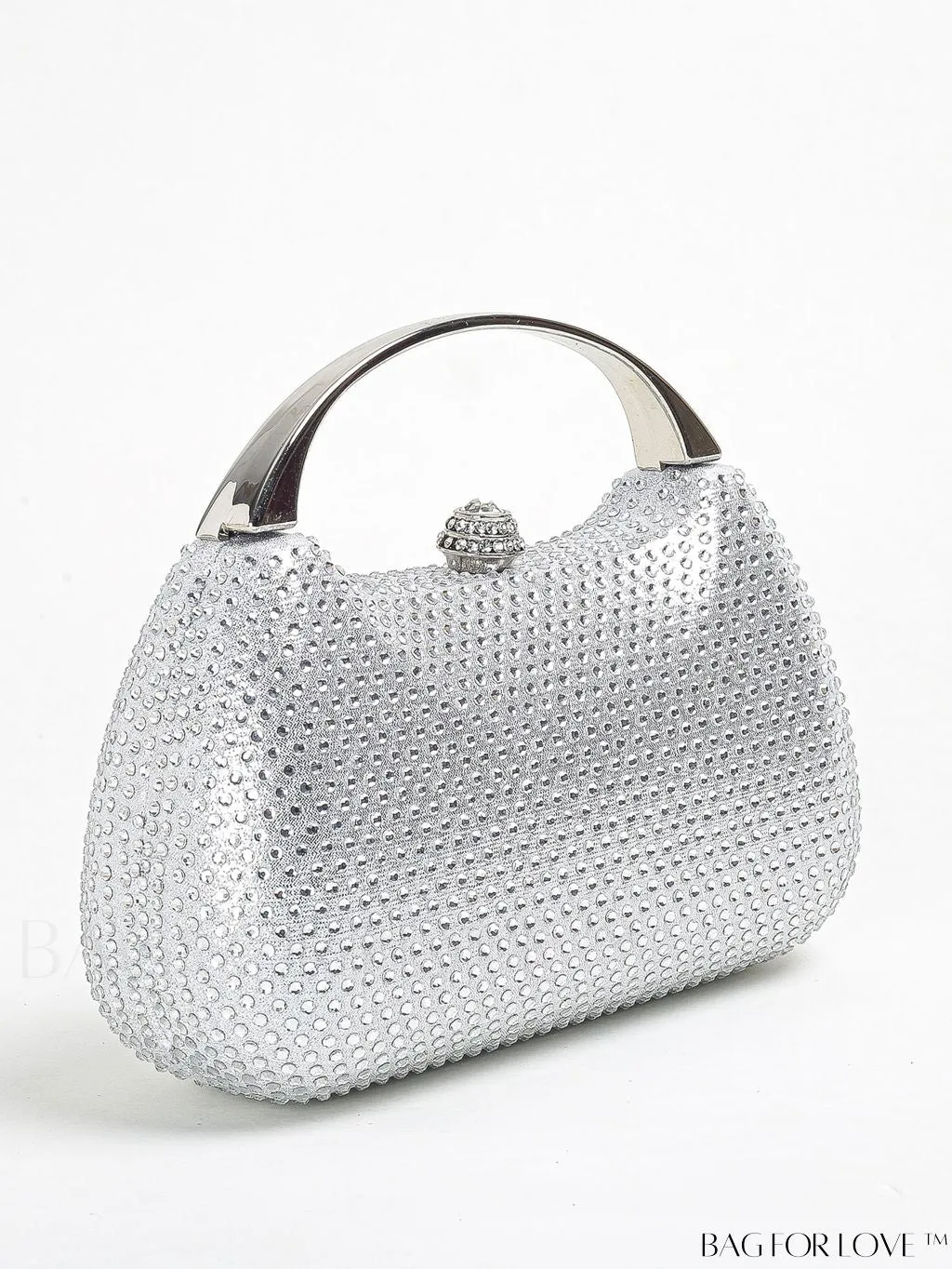 BagForLove - Stylish Rhinestone Chain Strap Box Bag - Ideal for Weddings, Proms & Parties