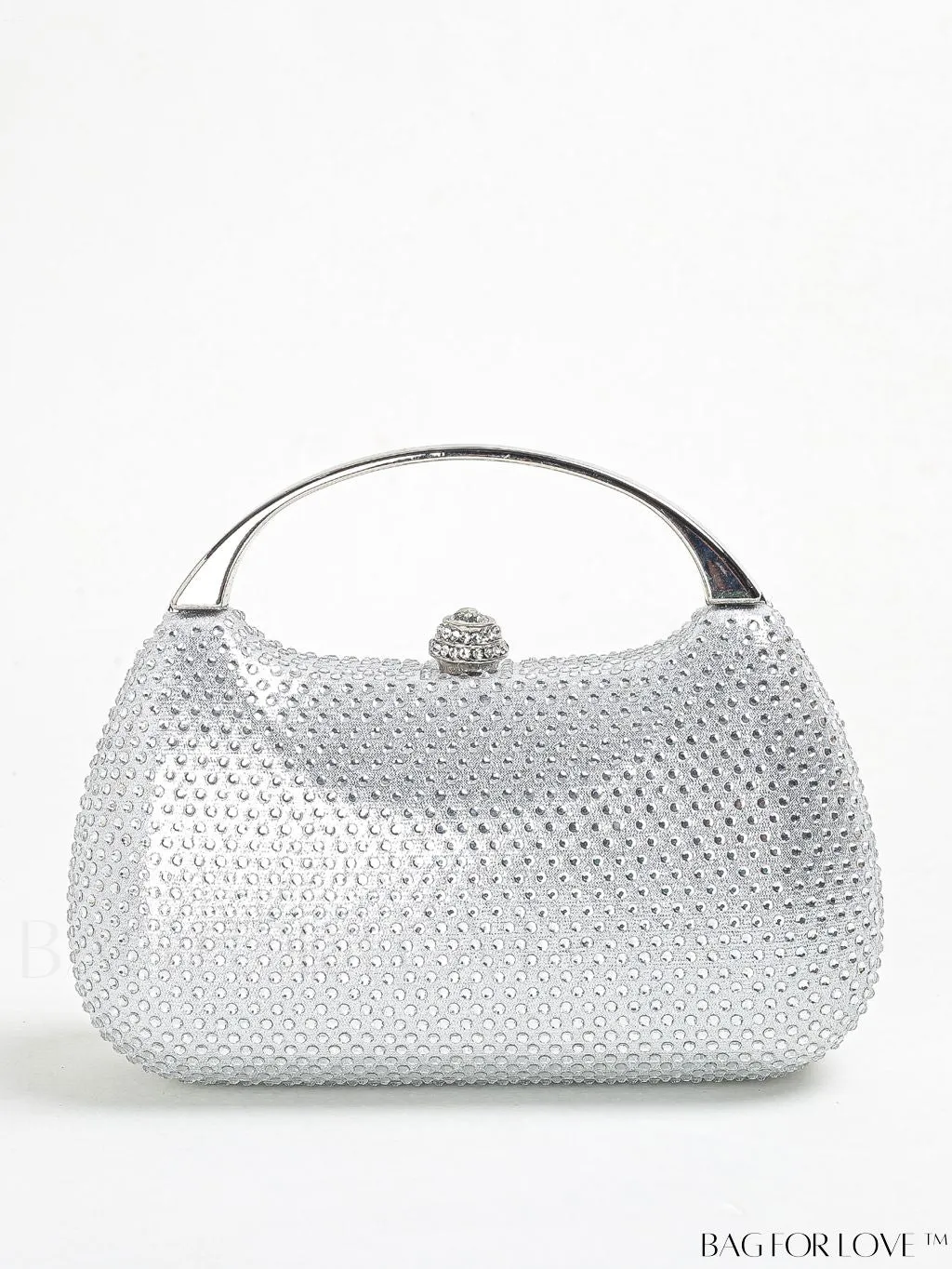 BagForLove - Stylish Rhinestone Chain Strap Box Bag - Ideal for Weddings, Proms & Parties