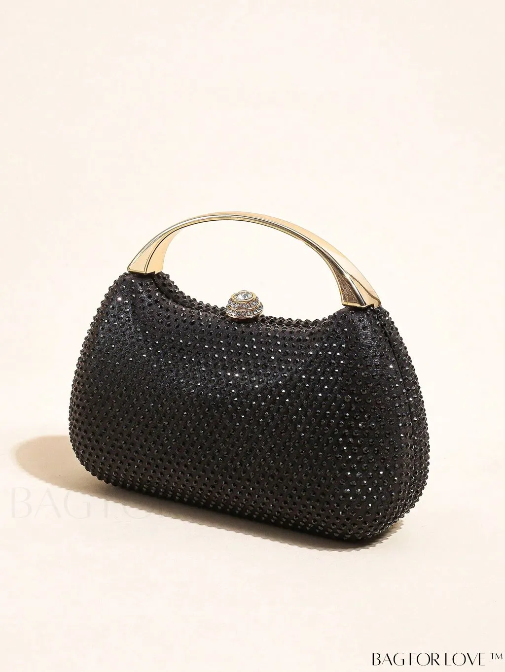 BagForLove - Stylish Rhinestone Chain Strap Box Bag - Ideal for Weddings, Proms & Parties