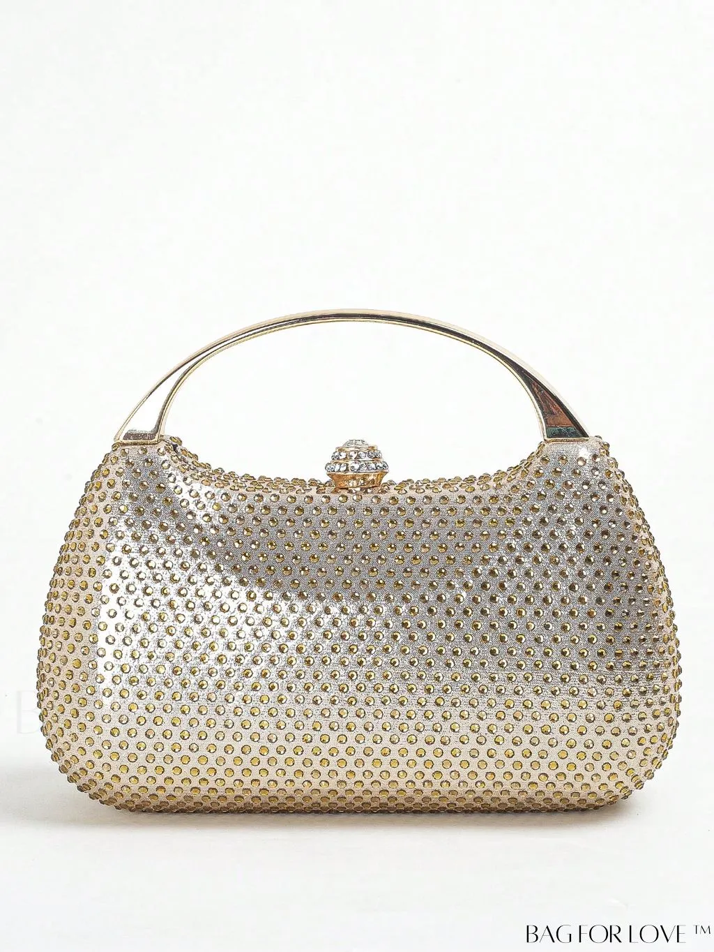 BagForLove - Stylish Rhinestone Chain Strap Box Bag - Ideal for Weddings, Proms & Parties
