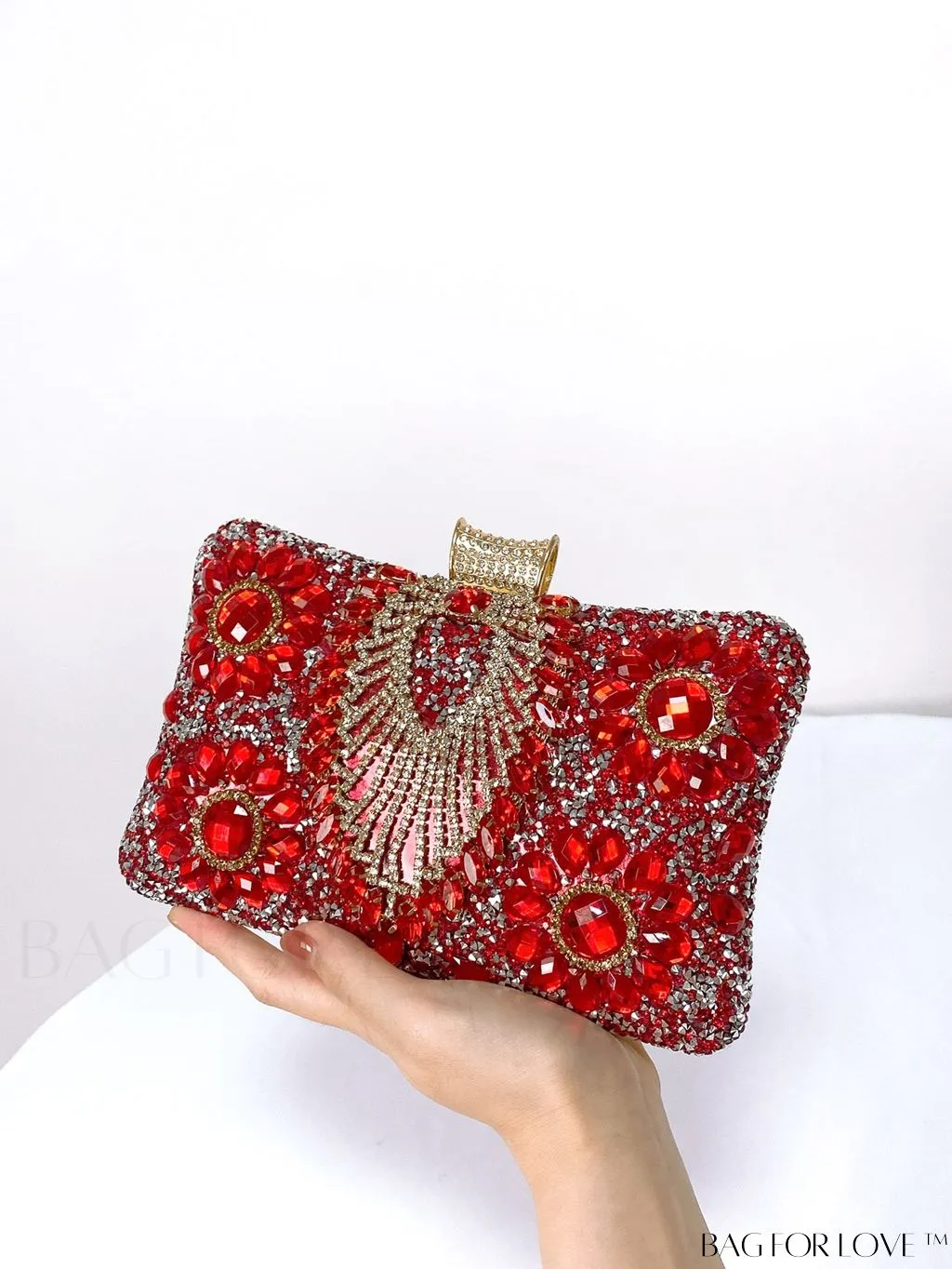 BagForLove - Stylish Rhinestone Mini Evening Bag - Perfect for Parties and Events