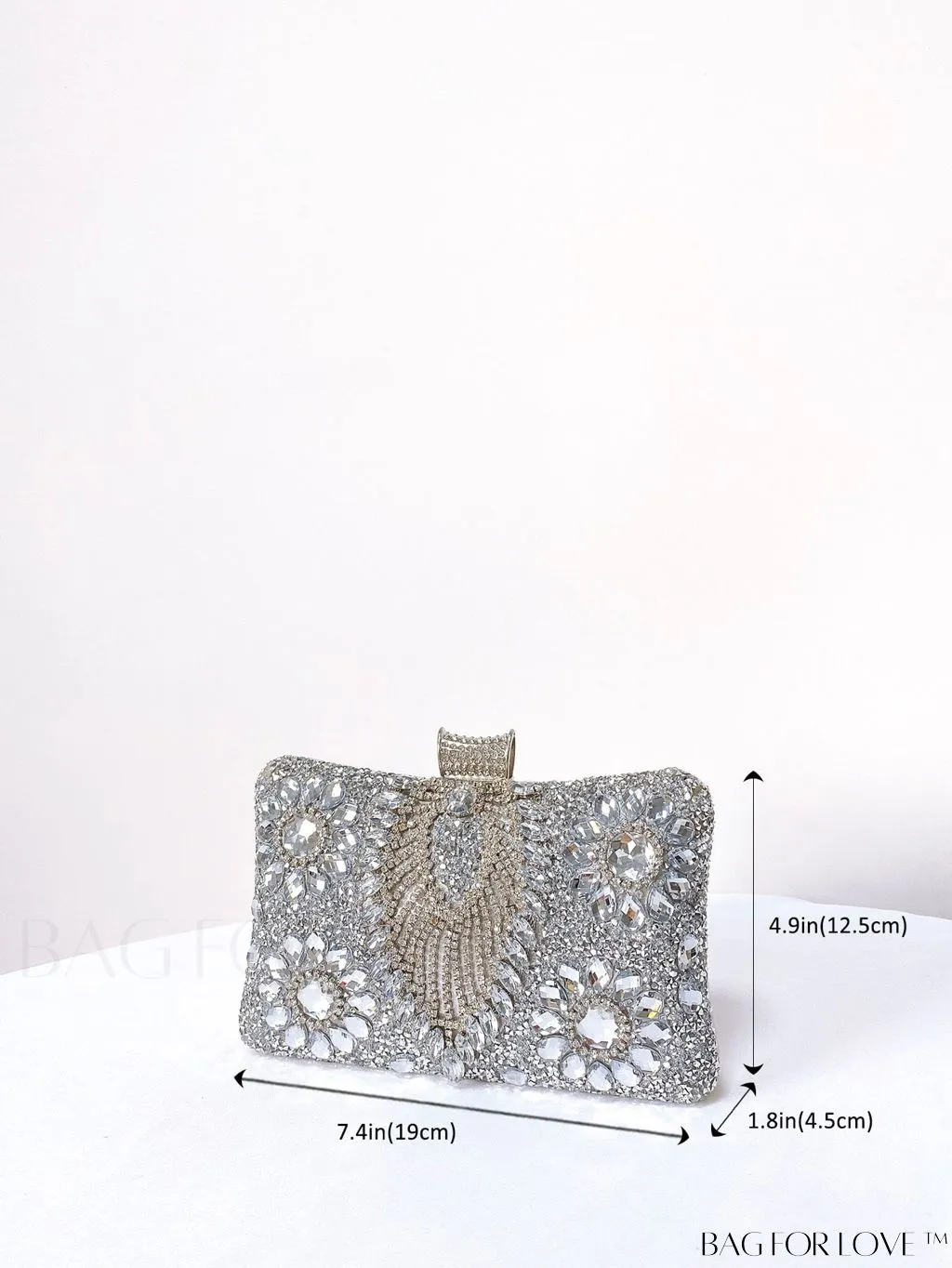 BagForLove - Stylish Rhinestone Mini Evening Bag - Perfect for Parties and Events