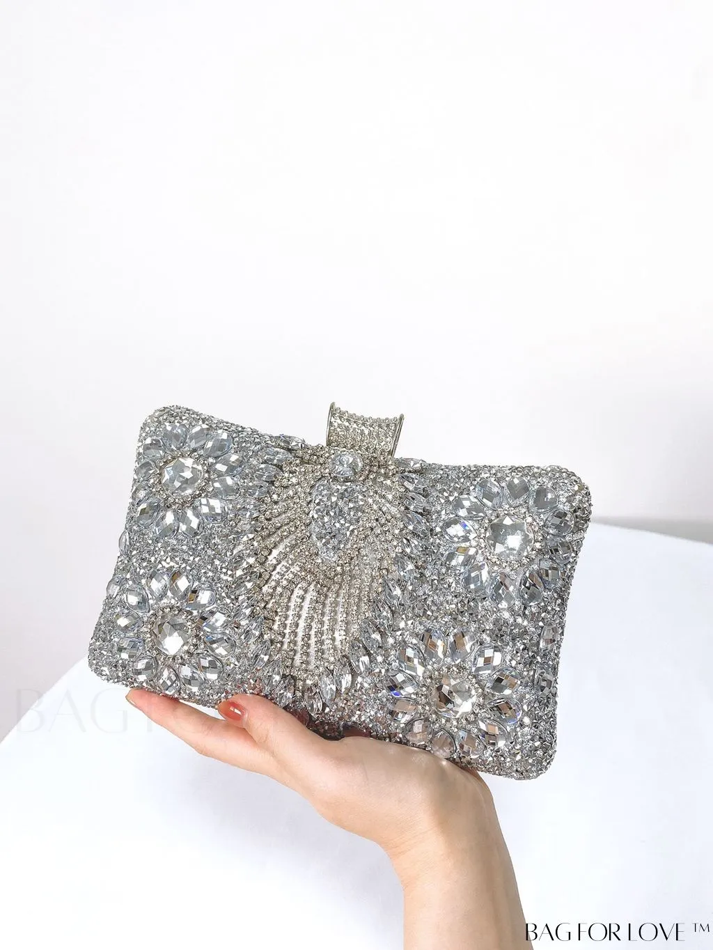 BagForLove - Stylish Rhinestone Mini Evening Bag - Perfect for Parties and Events
