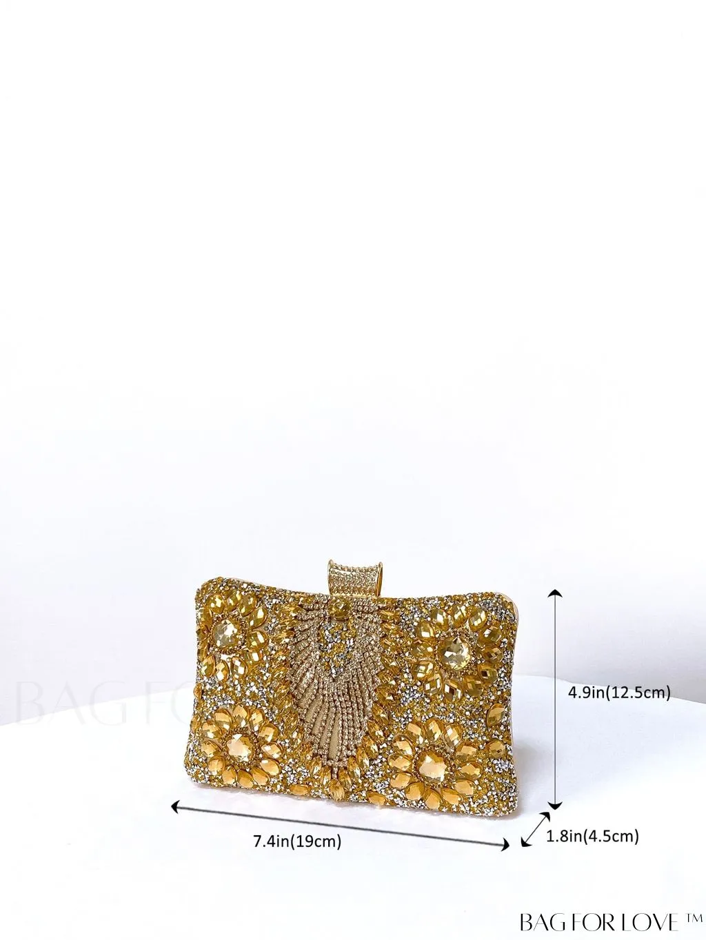 BagForLove - Stylish Rhinestone Mini Evening Bag - Perfect for Parties and Events