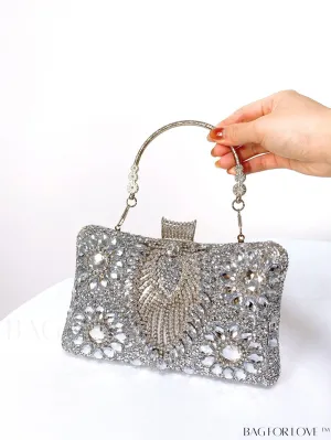 BagForLove - Stylish Rhinestone Mini Evening Bag - Perfect for Parties and Events