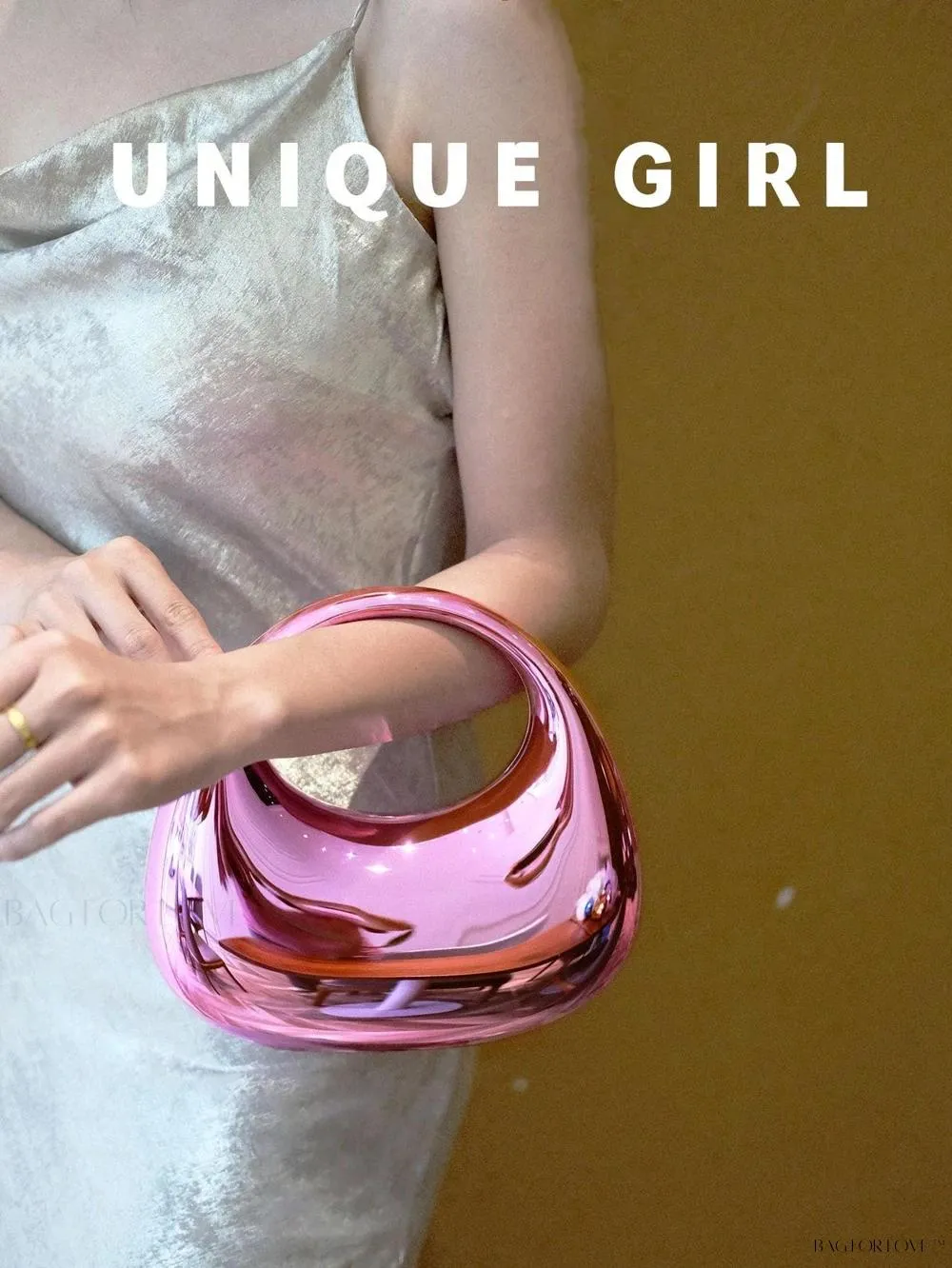 BagForLove - Transparent Acrylic Clutch Perfect for Bride's Special Night