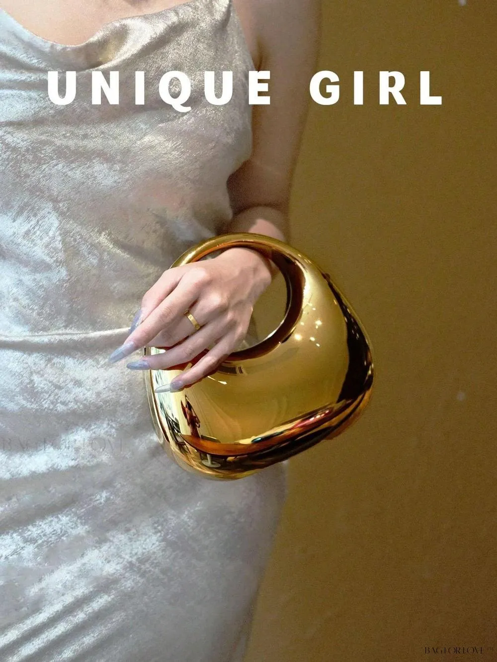 BagForLove - Transparent Acrylic Clutch Perfect for Bride's Special Night