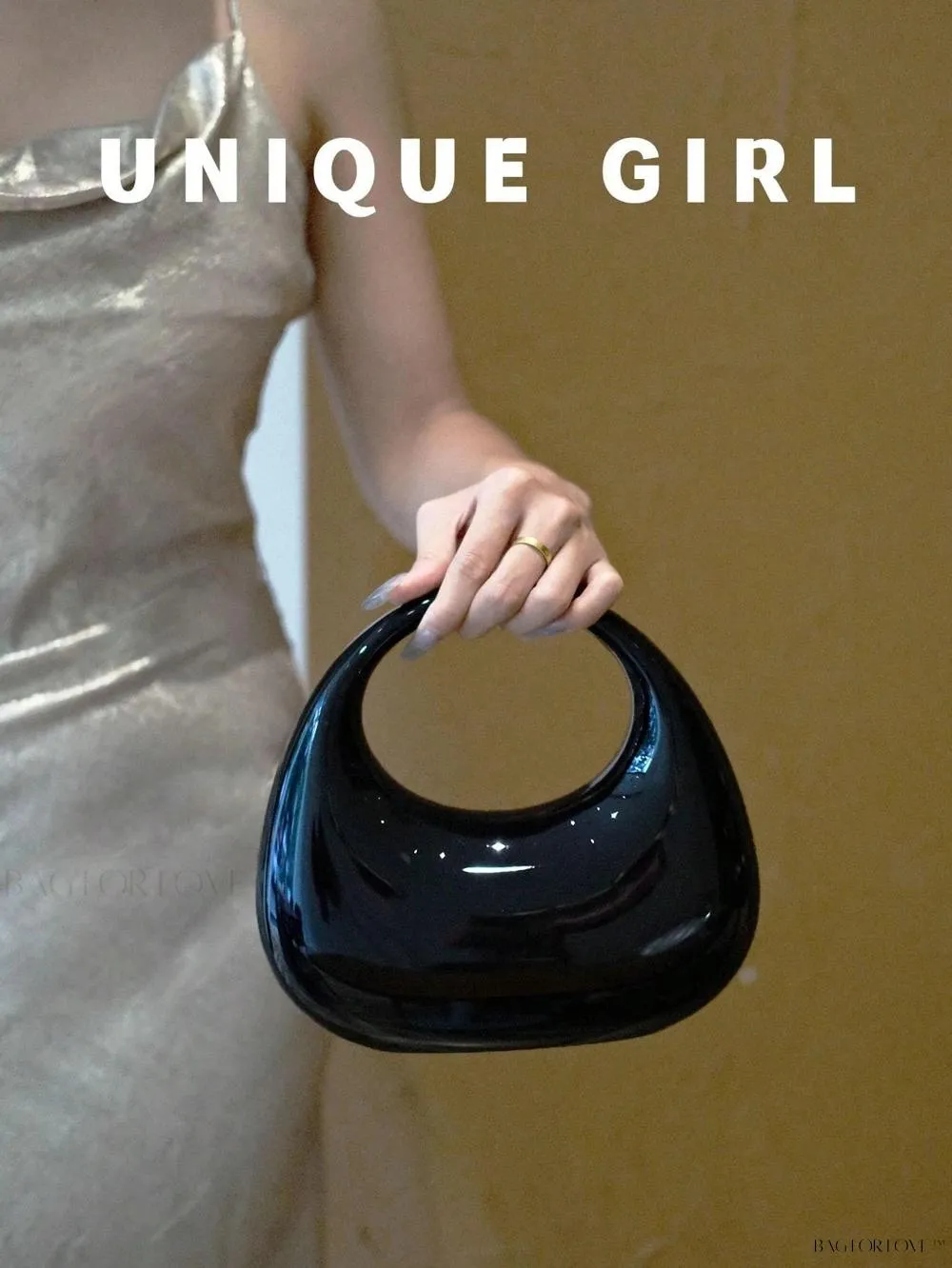 BagForLove - Transparent Acrylic Clutch Perfect for Bride's Special Night