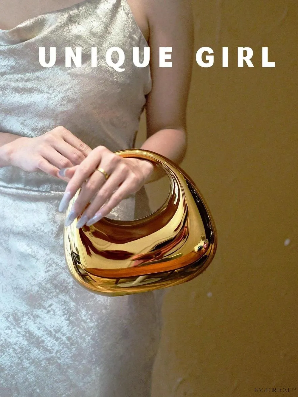 BagForLove - Transparent Acrylic Clutch Perfect for Bride's Special Night