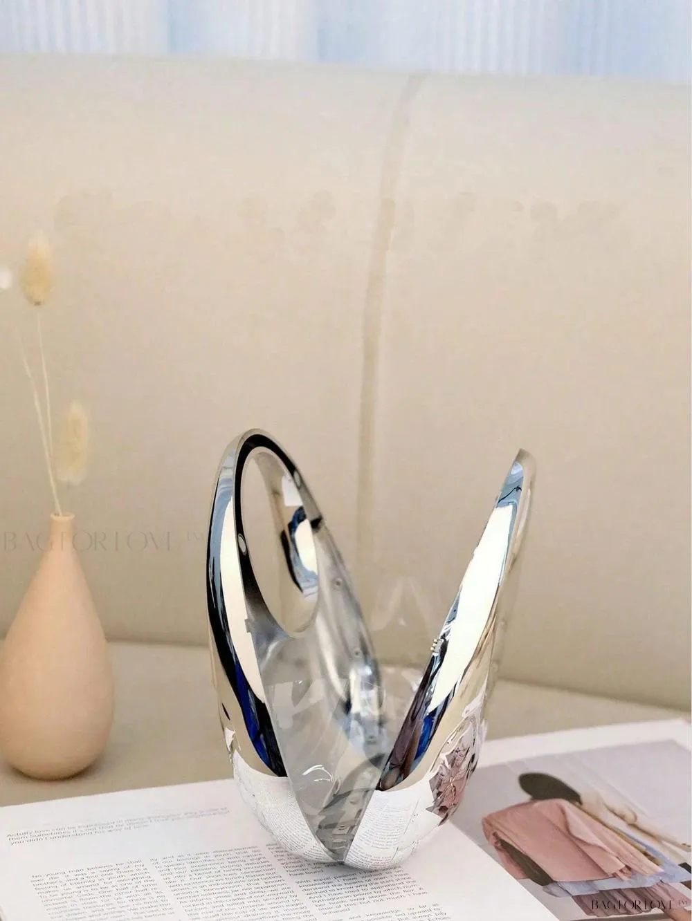 BagForLove - Transparent Acrylic Clutch Perfect for Bride's Special Night