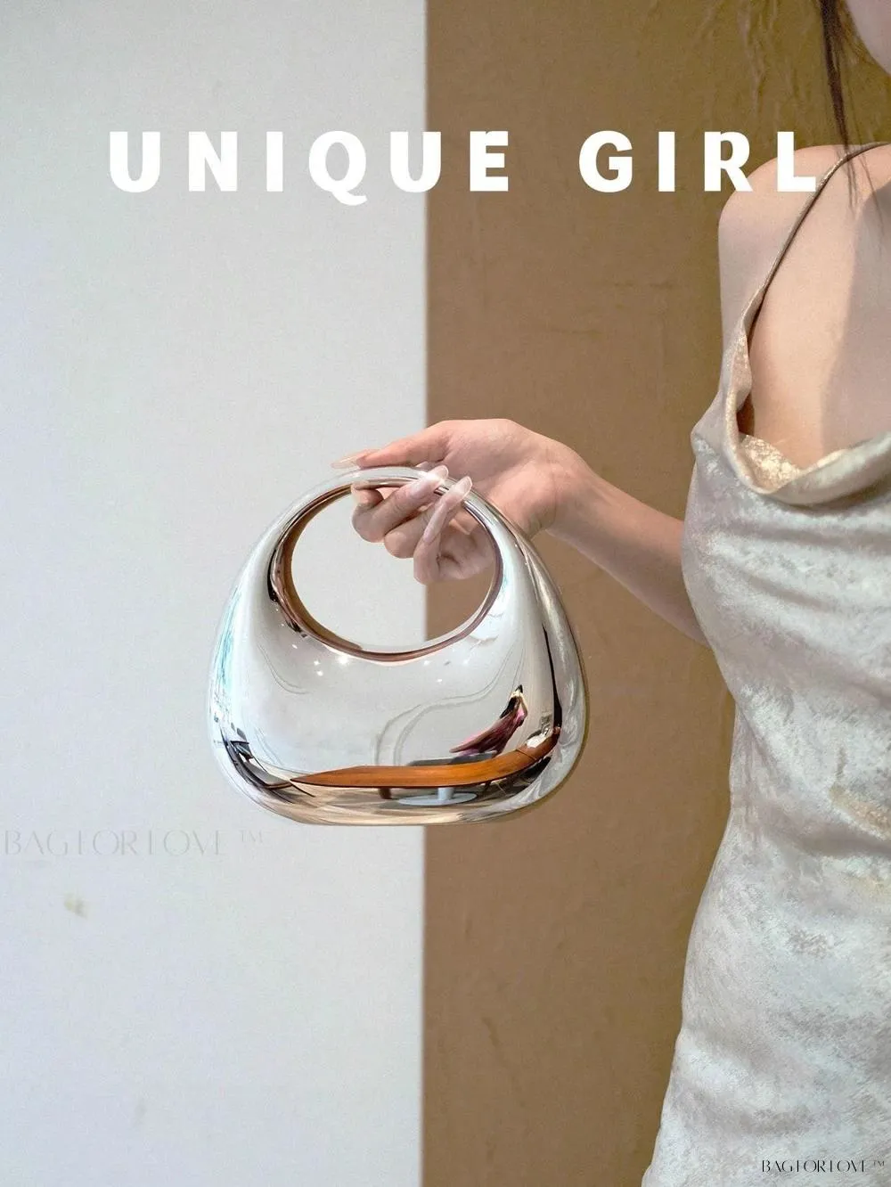 BagForLove - Transparent Acrylic Clutch Perfect for Bride's Special Night