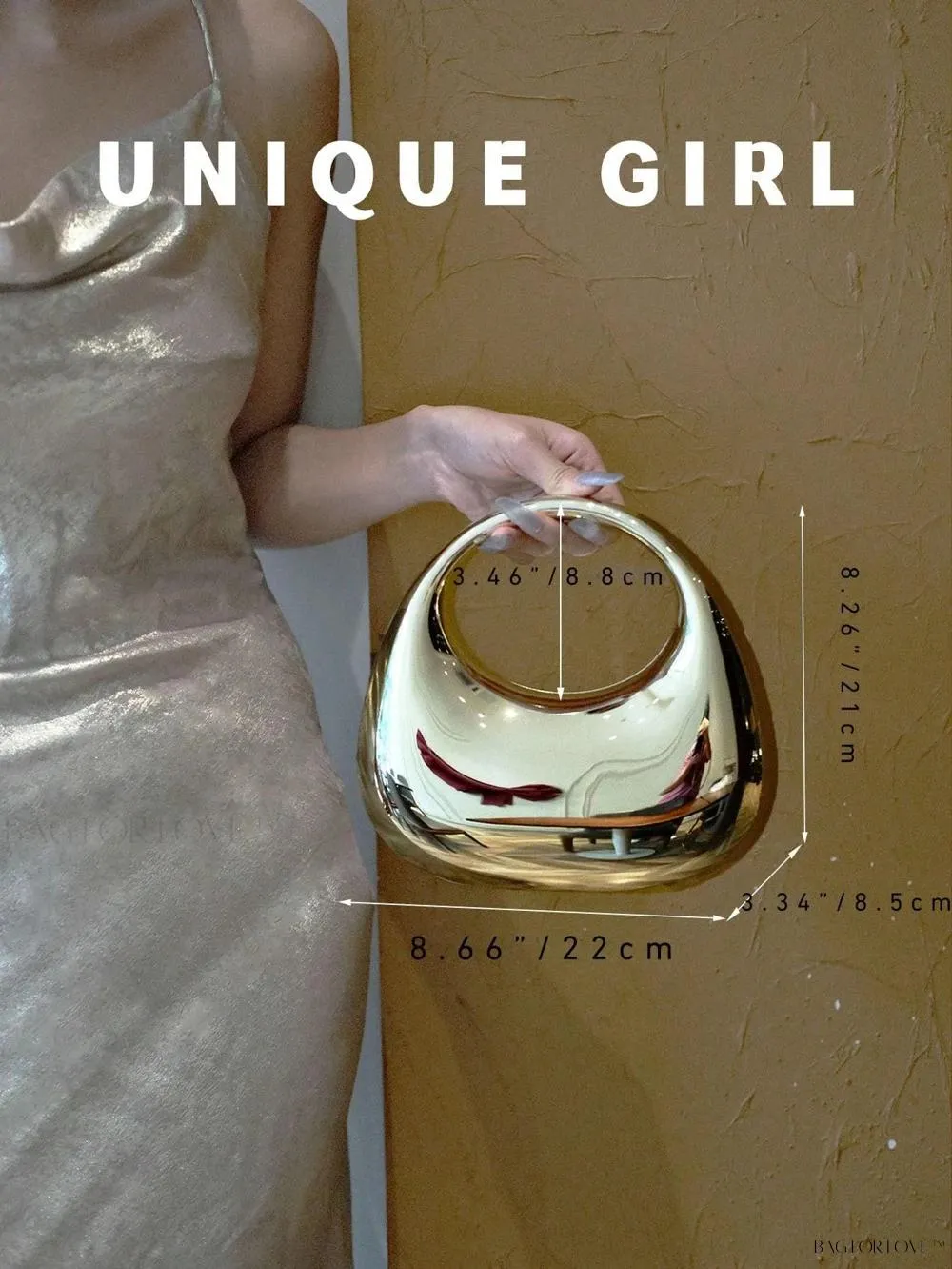 BagForLove - Transparent Acrylic Clutch Perfect for Bride's Special Night