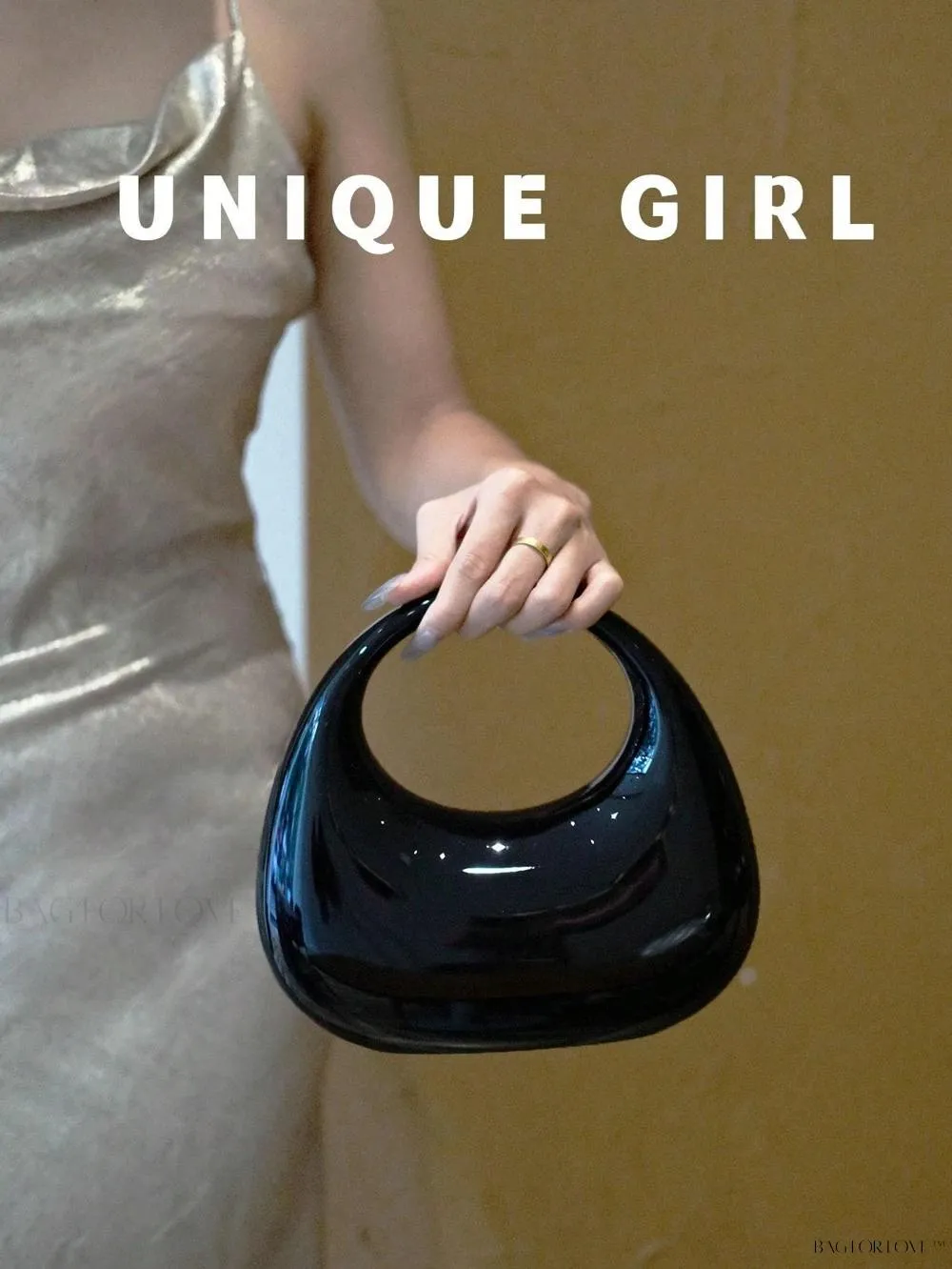BagForLove - Transparent Acrylic Clutch Perfect for Bride's Special Night