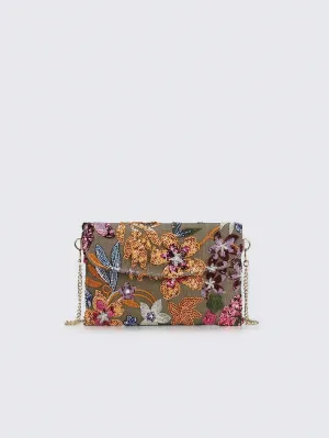 BagForLove - Vibrant Patchwork Clamshell Crossbody Bag in Color Contrast