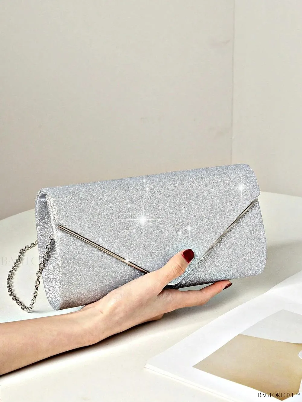 BagForLove - Women's Glittering Purse for Wedding and Party Wear