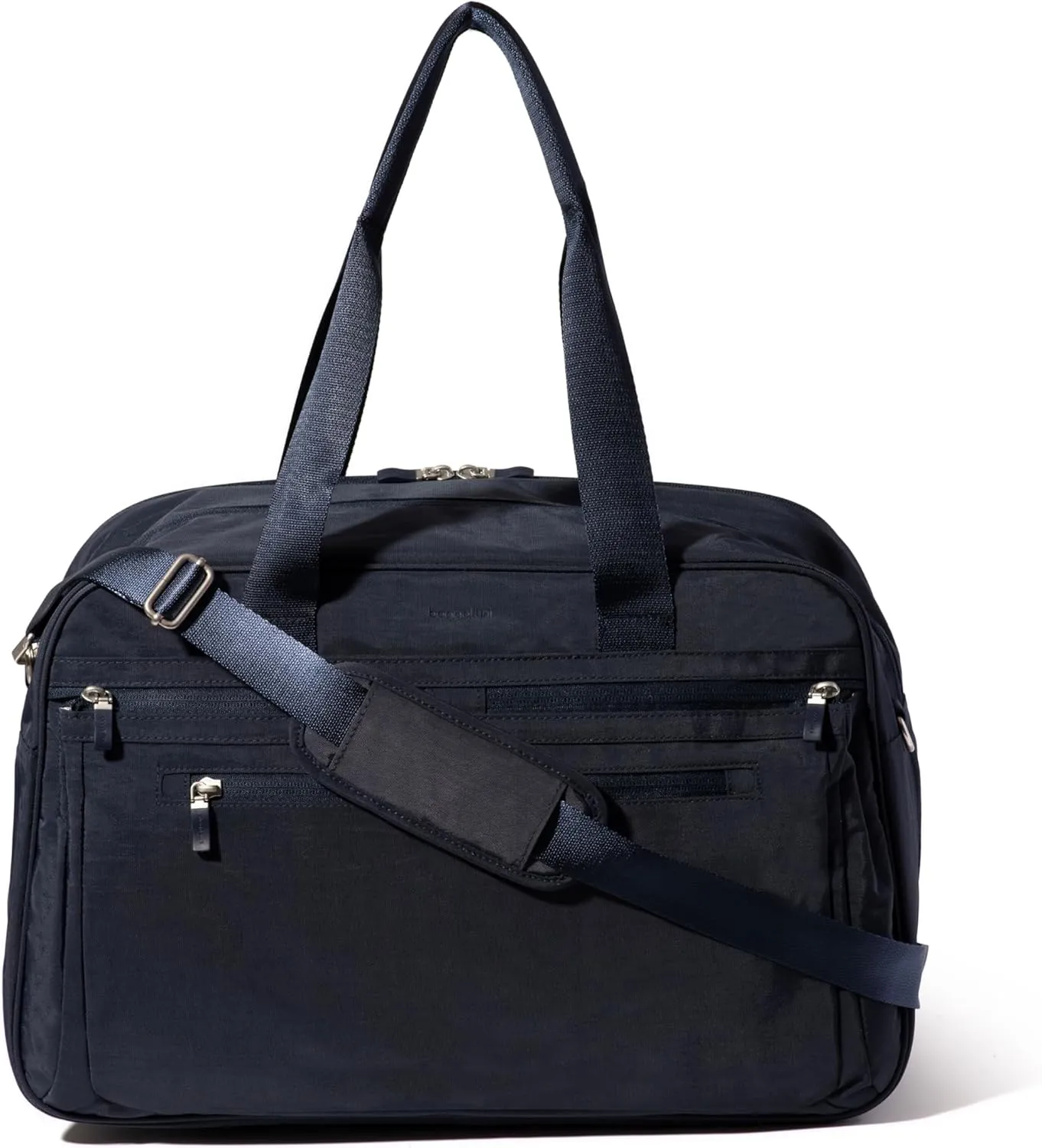 Baggallini Weekender Expandable Duffel - Lightweight 11x17 Inch Overnight Travel Bag