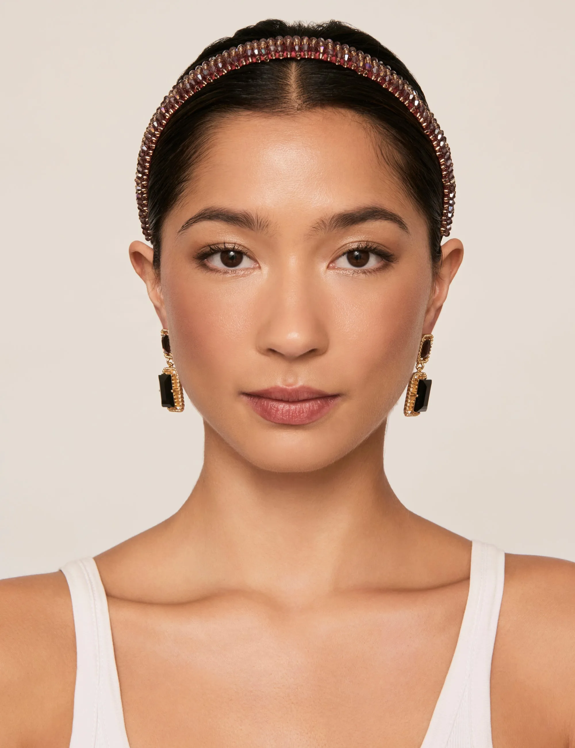 BEADED NARROW HEADBAND