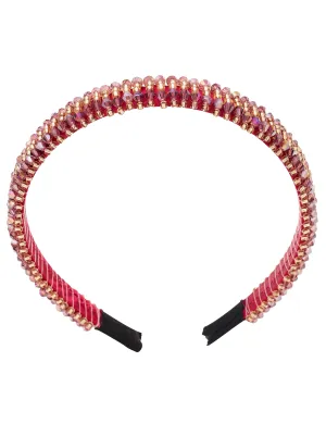 BEADED NARROW HEADBAND