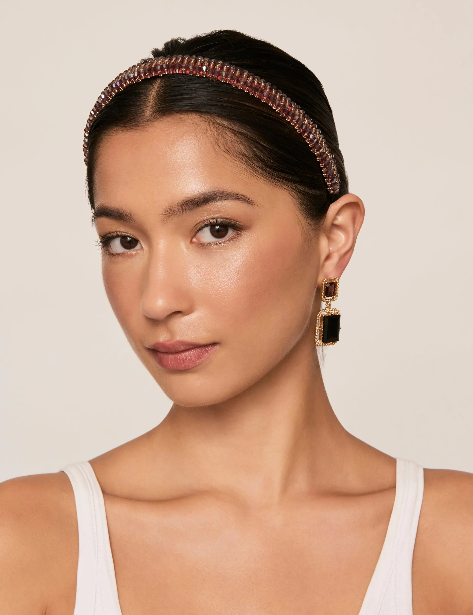 BEADED NARROW HEADBAND