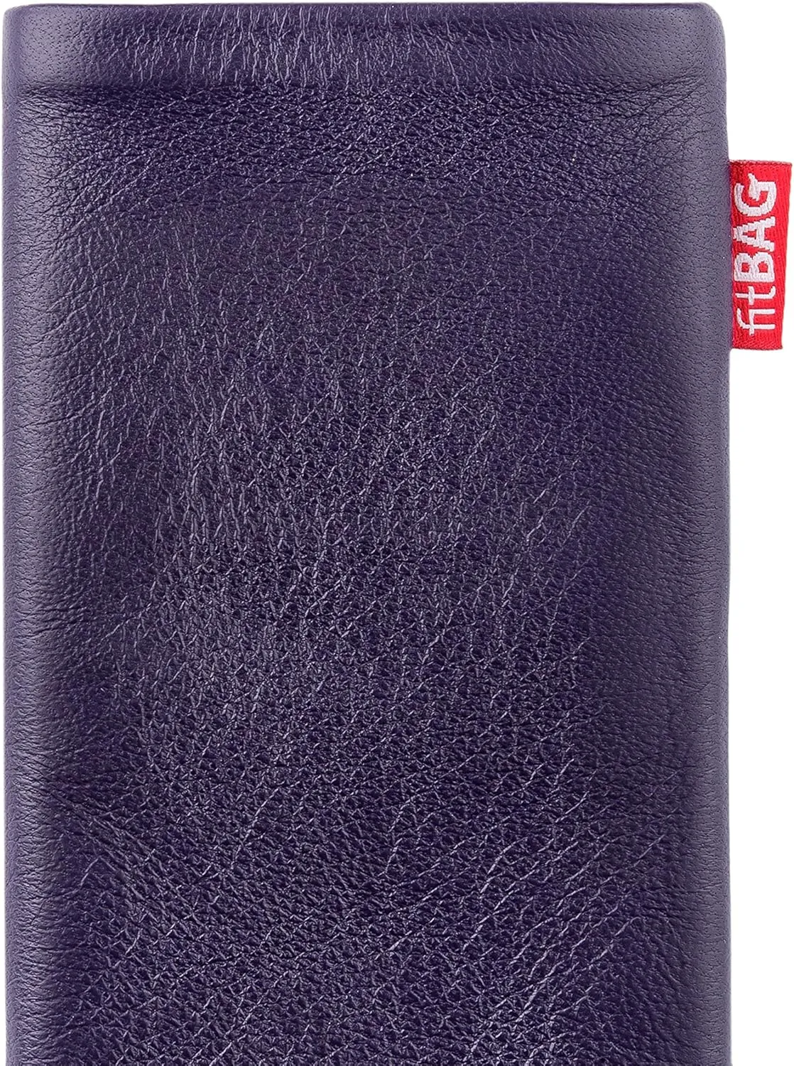 Beat Lilac Custom Tailored Sleeve for Mobistel Cynus T7. Fine Nappa Leather Pouch with Integrated Microfibre Lining for Display Cleaning