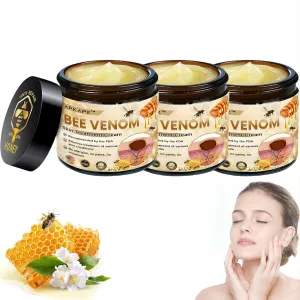 Bee Venom Skin Treatment Cream, 2025 New Professional Bee Venom Cream, Bee Venom skin Repair Cream-50g for All Skin Types (3 Bottle)