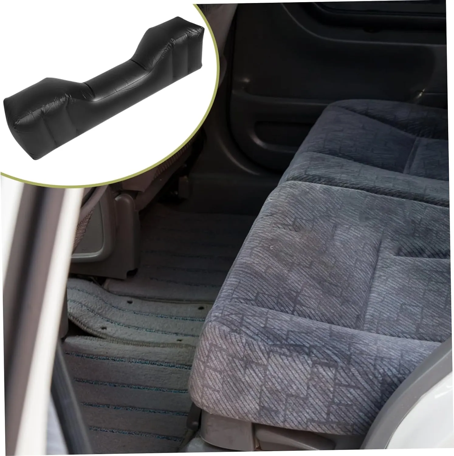 BESPORTBLE Inflatable Car Bed Accessory Dog Seat for Back Seat Cozy Sleeping Pad Footrest Material Portable Travel for Suvs and Road Trips