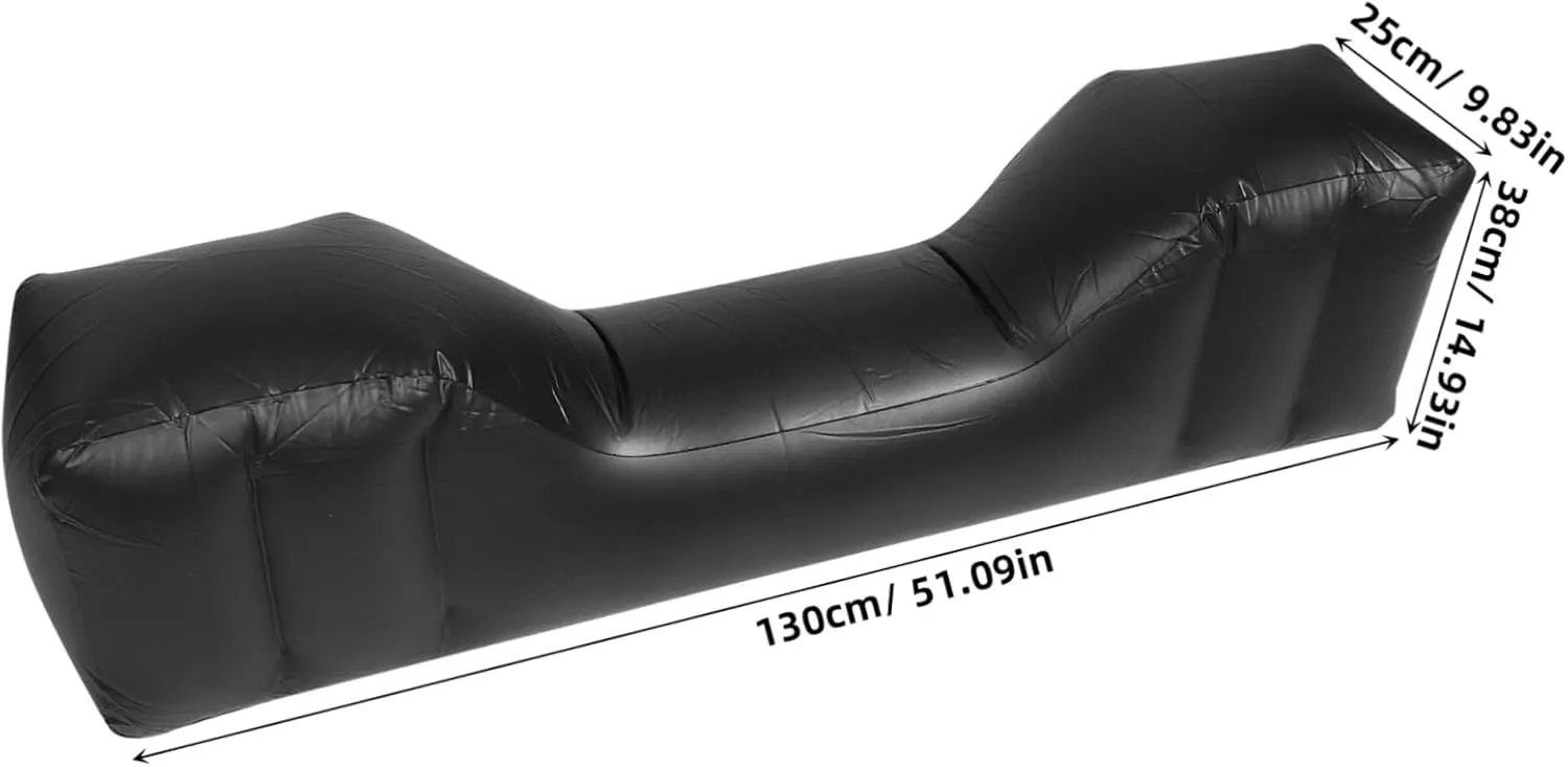 BESPORTBLE Inflatable Car Bed Accessory Dog Seat for Back Seat Cozy Sleeping Pad Footrest Material Portable Travel for Suvs and Road Trips