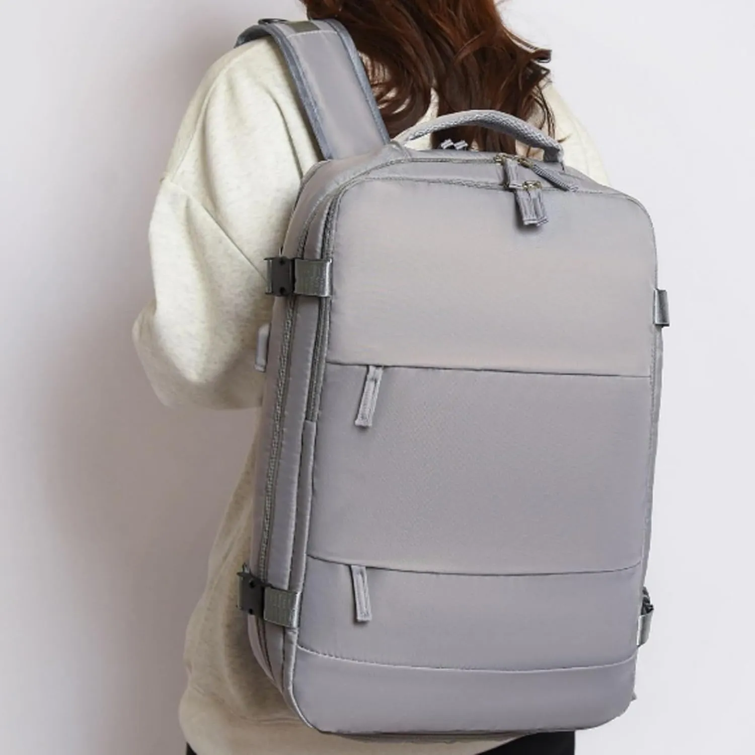 Birdesc Backpack, Levette Bag Travel, Levettevac Backpack, Large Capacity Bag With Separate Compartment (Beige)