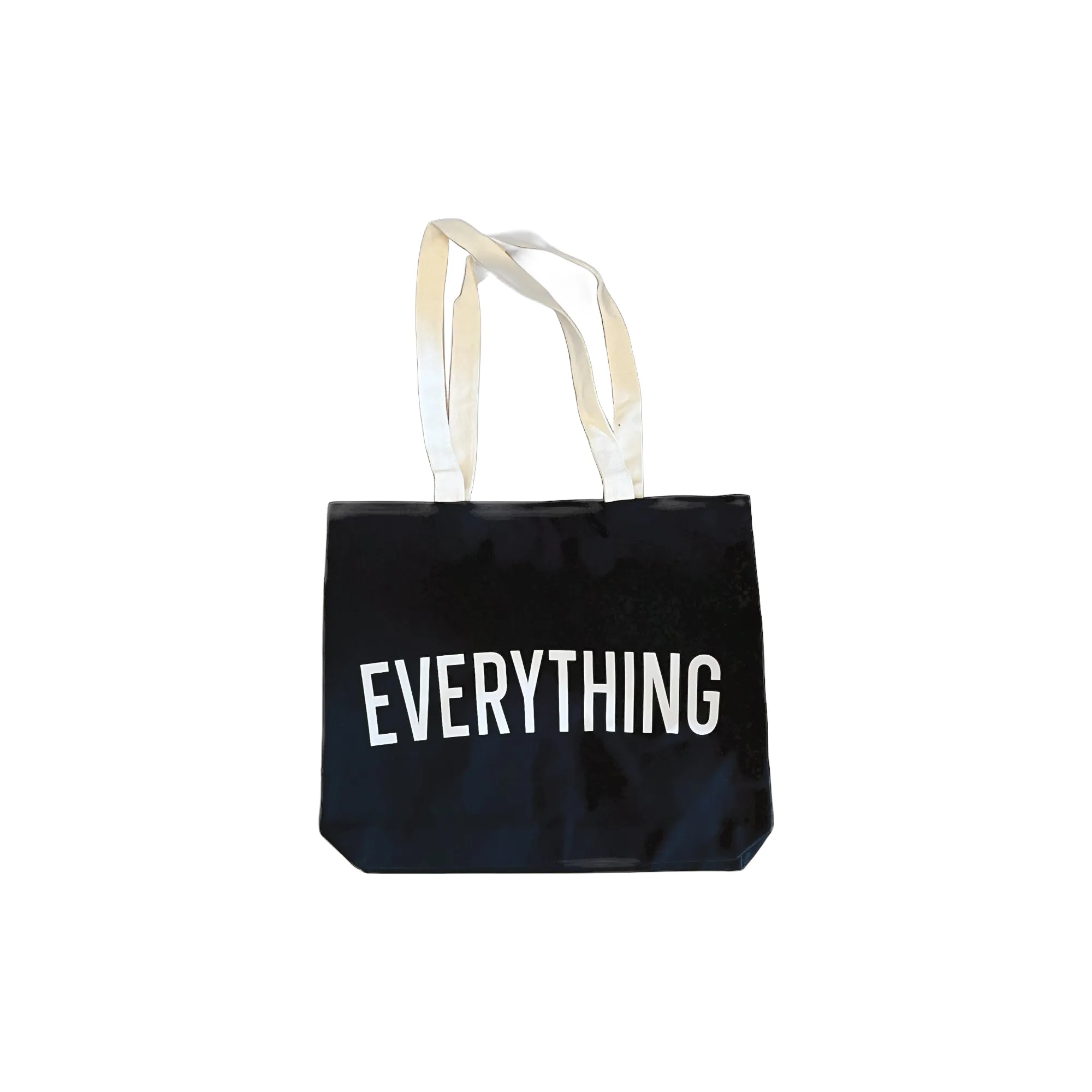 Black EVERYTHING Canvas Tote