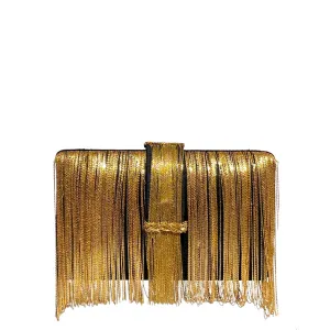 Black gold drape