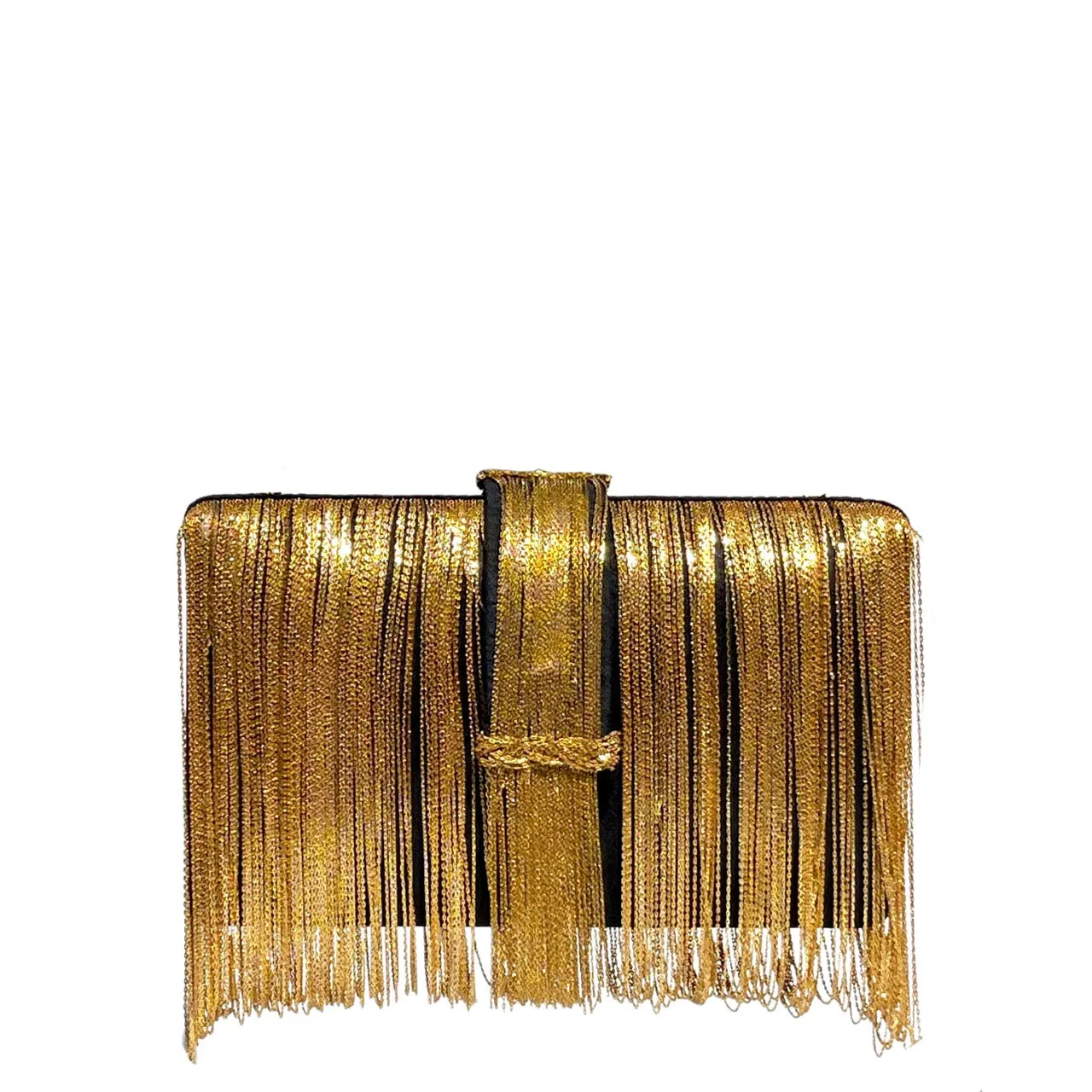 Black gold drape