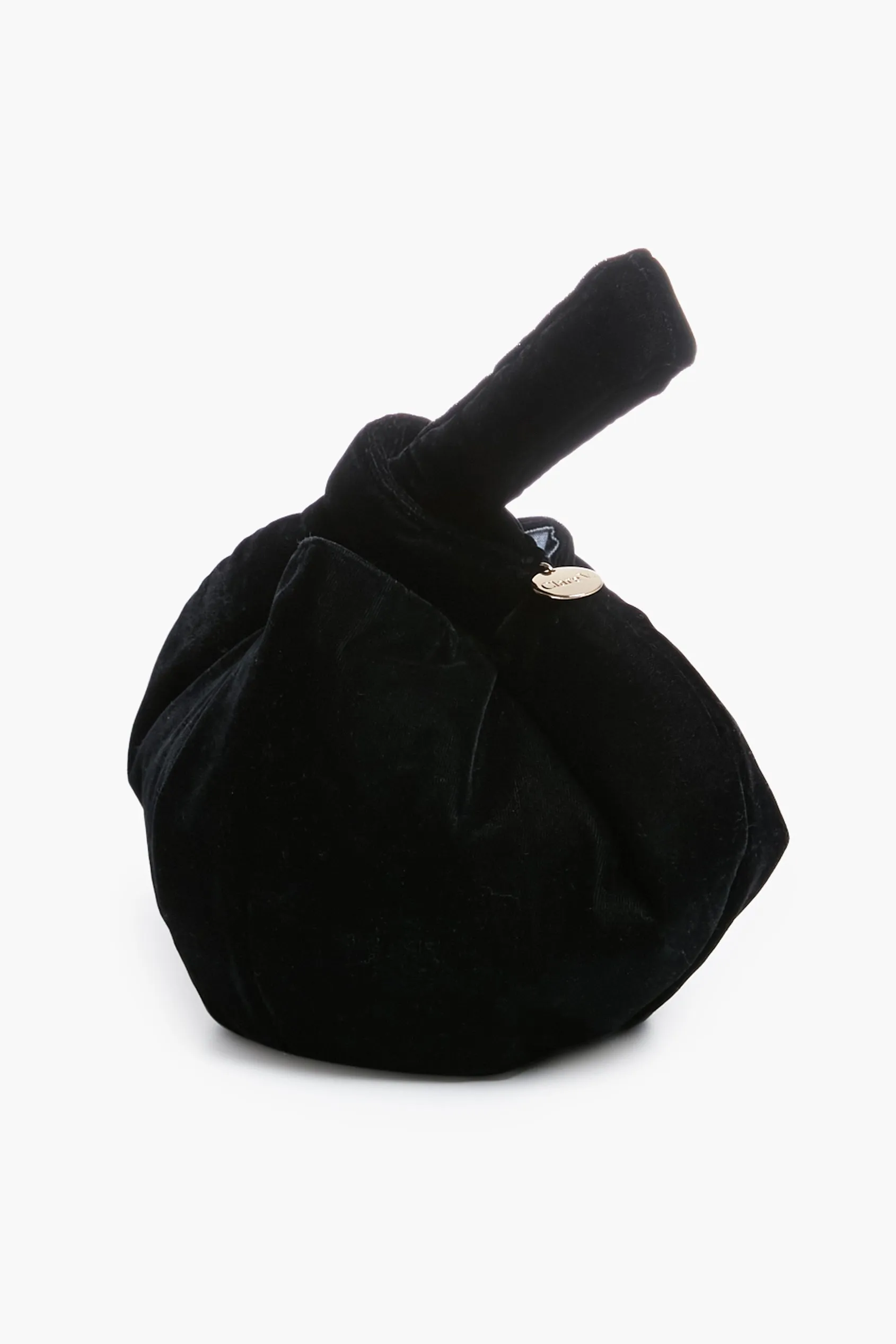 Black Velvet Chou Chou Bag