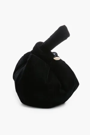 Black Velvet Chou Chou Bag