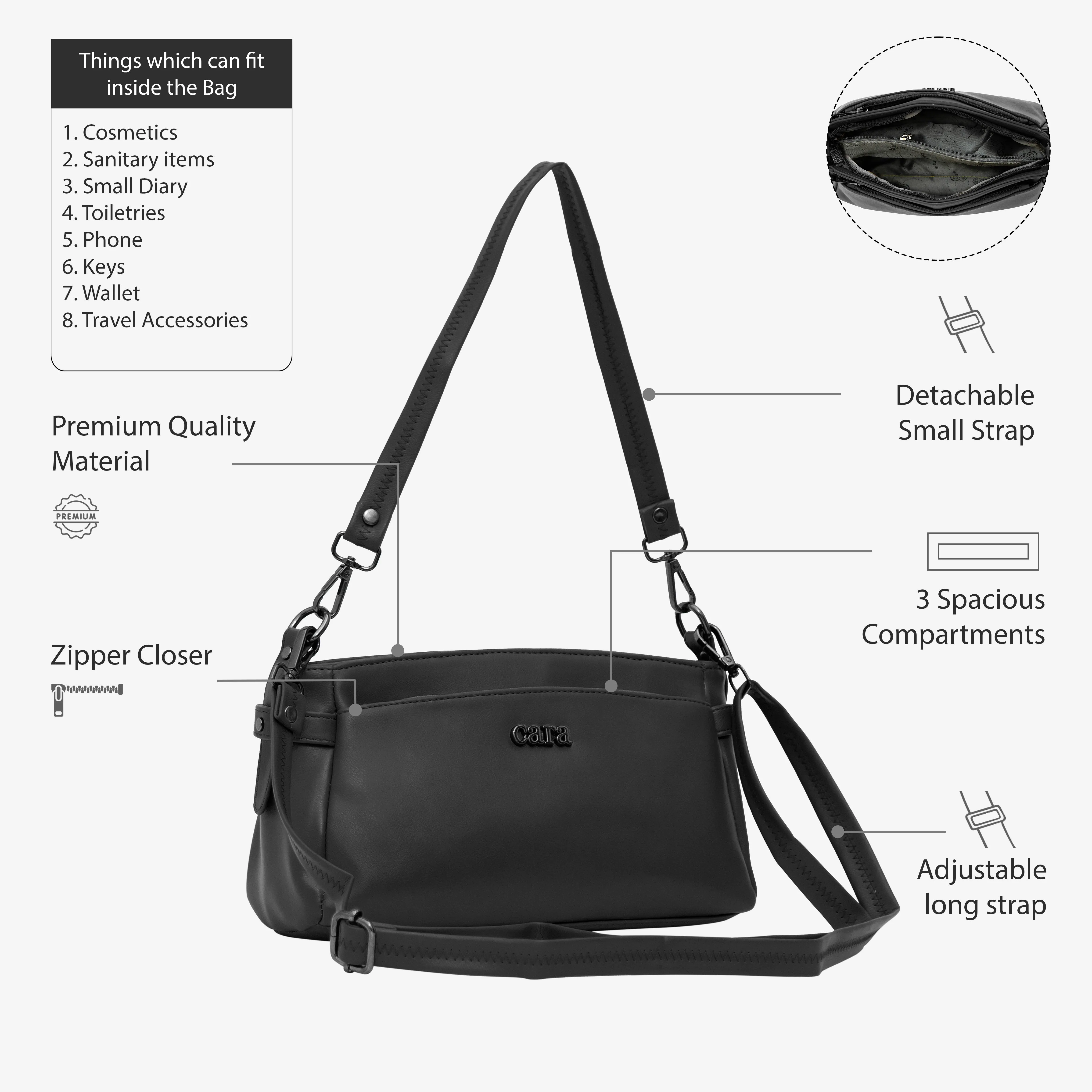Black Weekend Carry sling | Cara