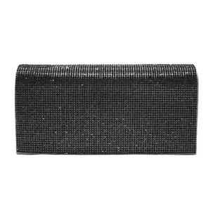 Bling Solid Evening Clutch Crossbody Bag by Madeline Love