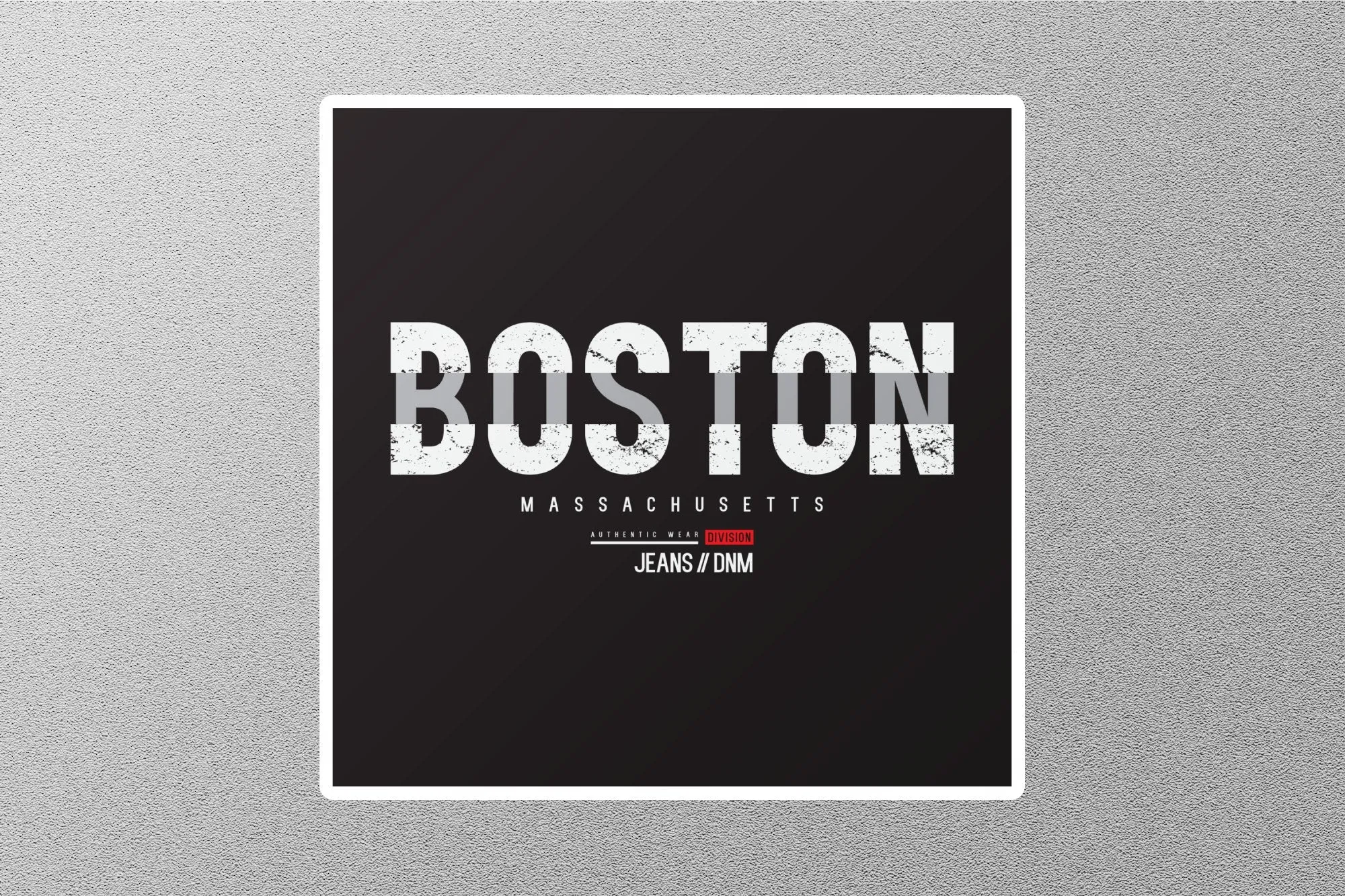 Boston 2 Travel Sticker