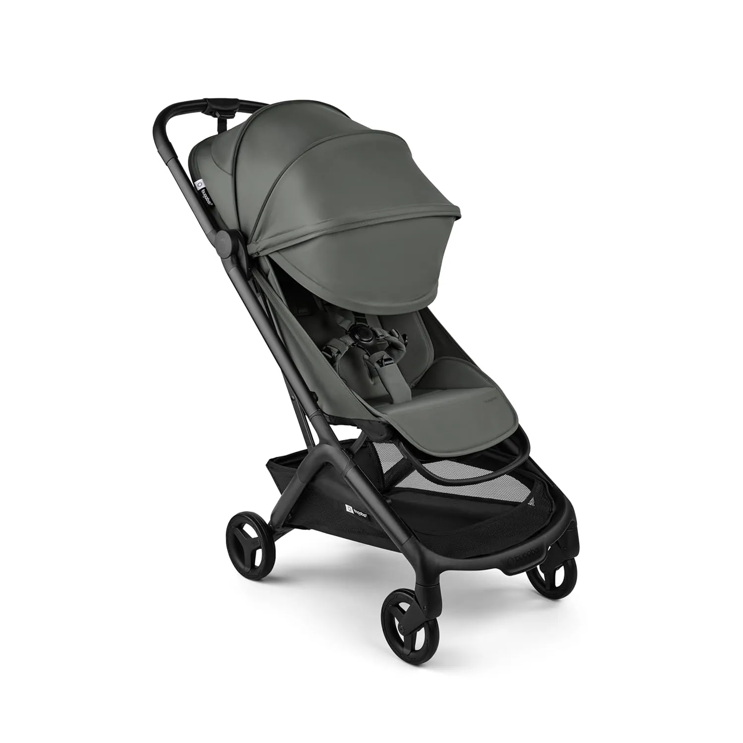 Bugaboo Butterfly 2 Travel Stroller, Ultra-Compact One-Second Fold, Lightweight and Airplane-Friendly (Green)